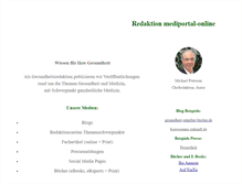 Tablet Screenshot of mediportal-online.eu